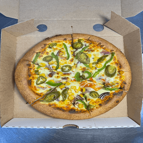 Hot Vegetarian Pizza 